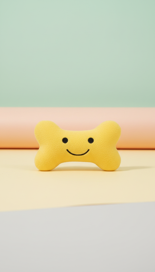 Jouet pour animal jaune soleil