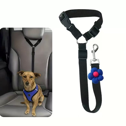 Retractable Pet Safety Leash with Car Attachment