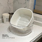 Double Layer Draining Basket for Kitchen and Fruit Storage