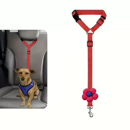 Retractable Pet Safety Leash with Car Attachment