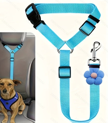 Retractable Pet Safety Leash with Car Attachment
