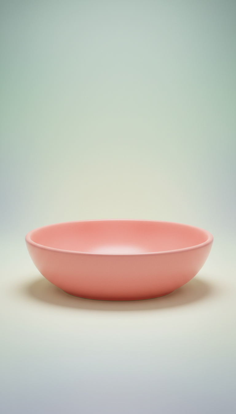 Gamelle pour chat rose corail