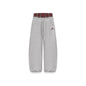 Retro Plaid Embroidered Casual Pants