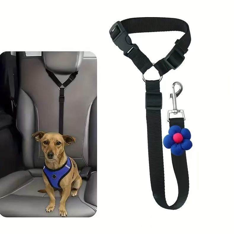Retractable Pet Safety Leash with Car Attachment