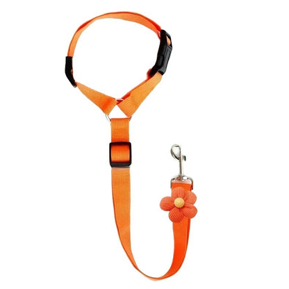 Retractable Pet Safety Leash with Car Attachment