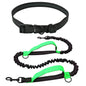 Retractable Hands-Free Dog Running Leash with Waist Belt