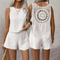 Women's Sleeveless Vest Shorts Set
