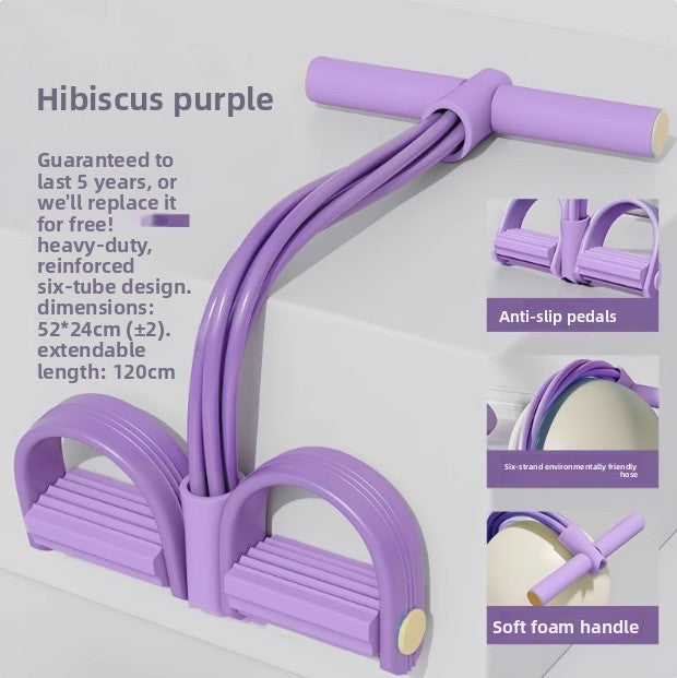 Upgrade Elastic Fitness Bands with Anti-Slip Handles
